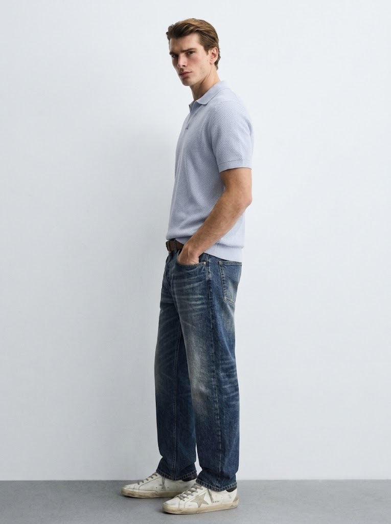 TEXTURED POLO